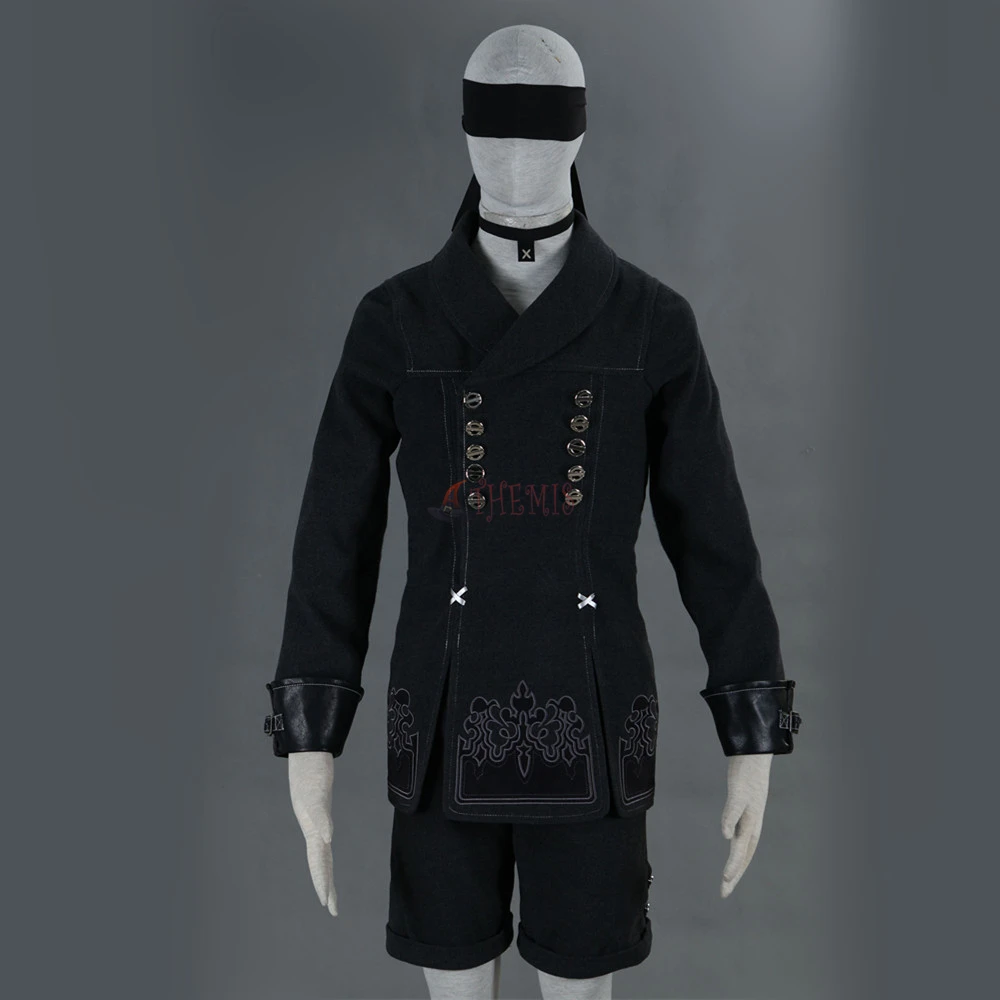 MMGG НИР автоматов 9S Костюмы для косплея YoRHa нет. 9 Тип Хеллоуина форма Для мужчин