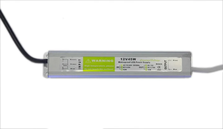 Водонепроницаемый IP68 Светодиодный импульсный источник питания 12 В 10 Вт 20 30