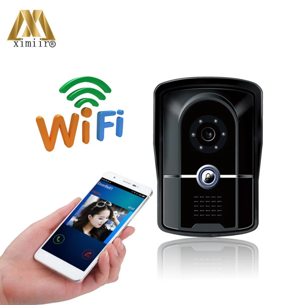 New Wireless Video Door Phone Video Intercom Remote Control Mobile Control WIFI TCP Video Door Phone