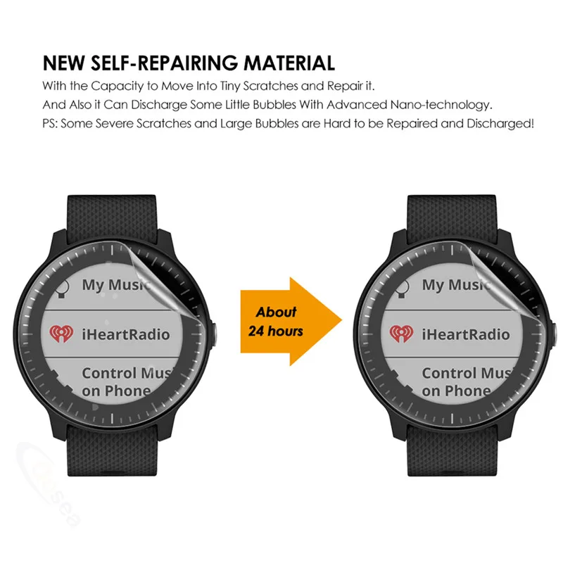 Qosea для Garmin Vivoactive 3 протектор экрана музыки ультратонкая прозрачная