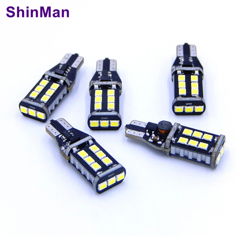 Shinman 2 шт. T15 W16W 2835 15smd 921 912 автомобильная лампа для запекания задние фонари задняя