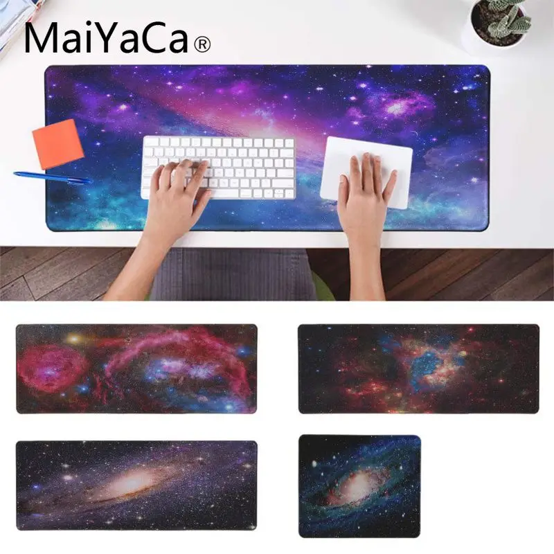 MaiYaCa Galaxy Красочные звездное небо неповторимый Настольный коврик игровой для мыши