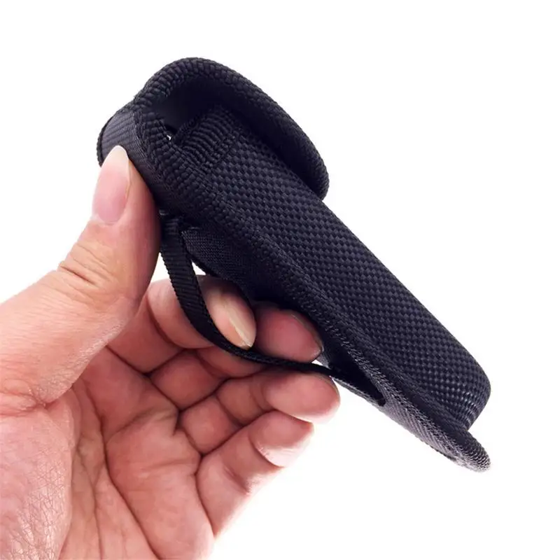 

High Quality Nylon Bag Pocket Cover Portable Collapsible Tool Protector Black Color Easy To Carry Outdoor Hiking Accessories