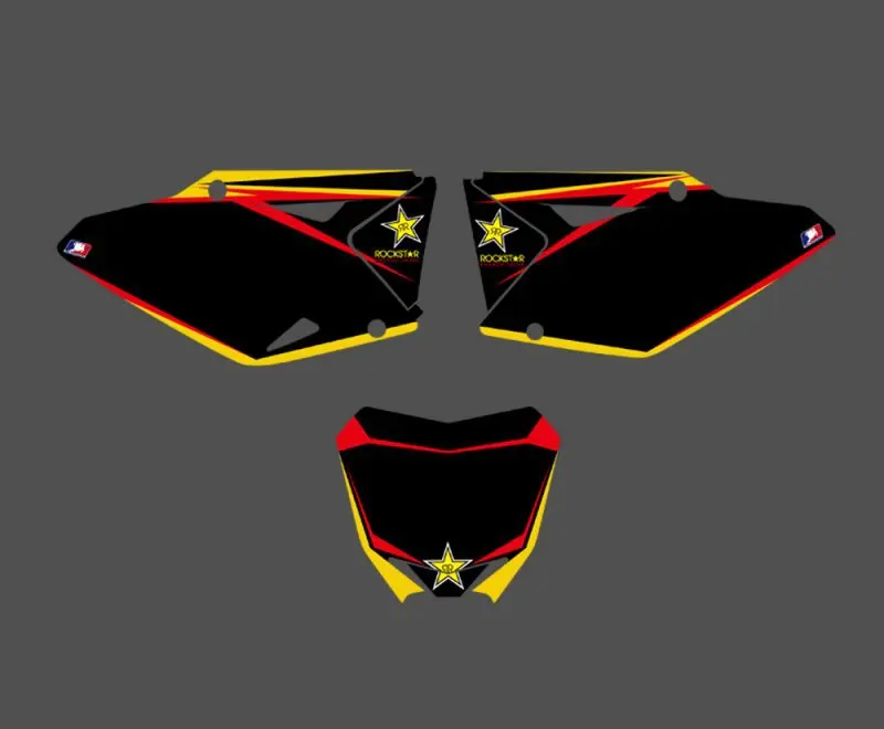 Наклейки для Suzuki RMZ450 RMZ 450 0121 Star NEW TEAM наклейки графика 2008 2009 2010 2011 2012|team decals|decal