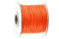 waxed cord 0 5mm tangerine korea polyester wax cord threaddiy jewelry bracelet necklace wire string accessories200ydsroll