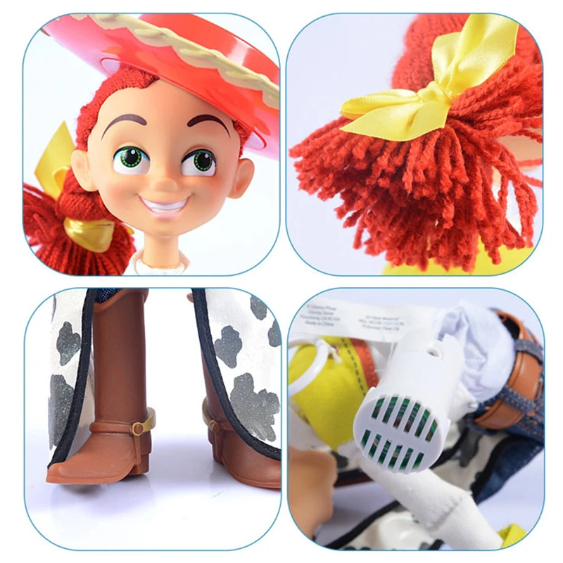 40 см disney Pixar История игрушек 3 4 говорящий Вуди Джесси фигурки ткань тело Модель Кукла Ограниченная Коллекция игрушки детские подарки