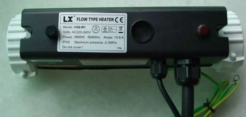 

3 кВт прямой китайский нагреватель с переключателем давления гидромассажная Ванна петух Замена Спа H30-R1