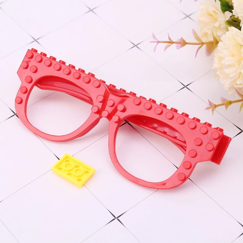 1 шт. Новые блоки для очков опорная пластина DIY игрушка очки рамка кирпич