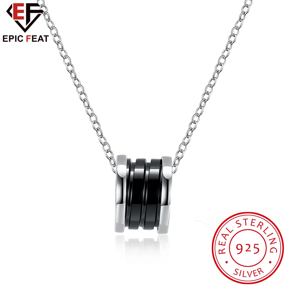 Epicfeat Высококачественная обувь черного цвета цилиндр Керамическая подвеска для