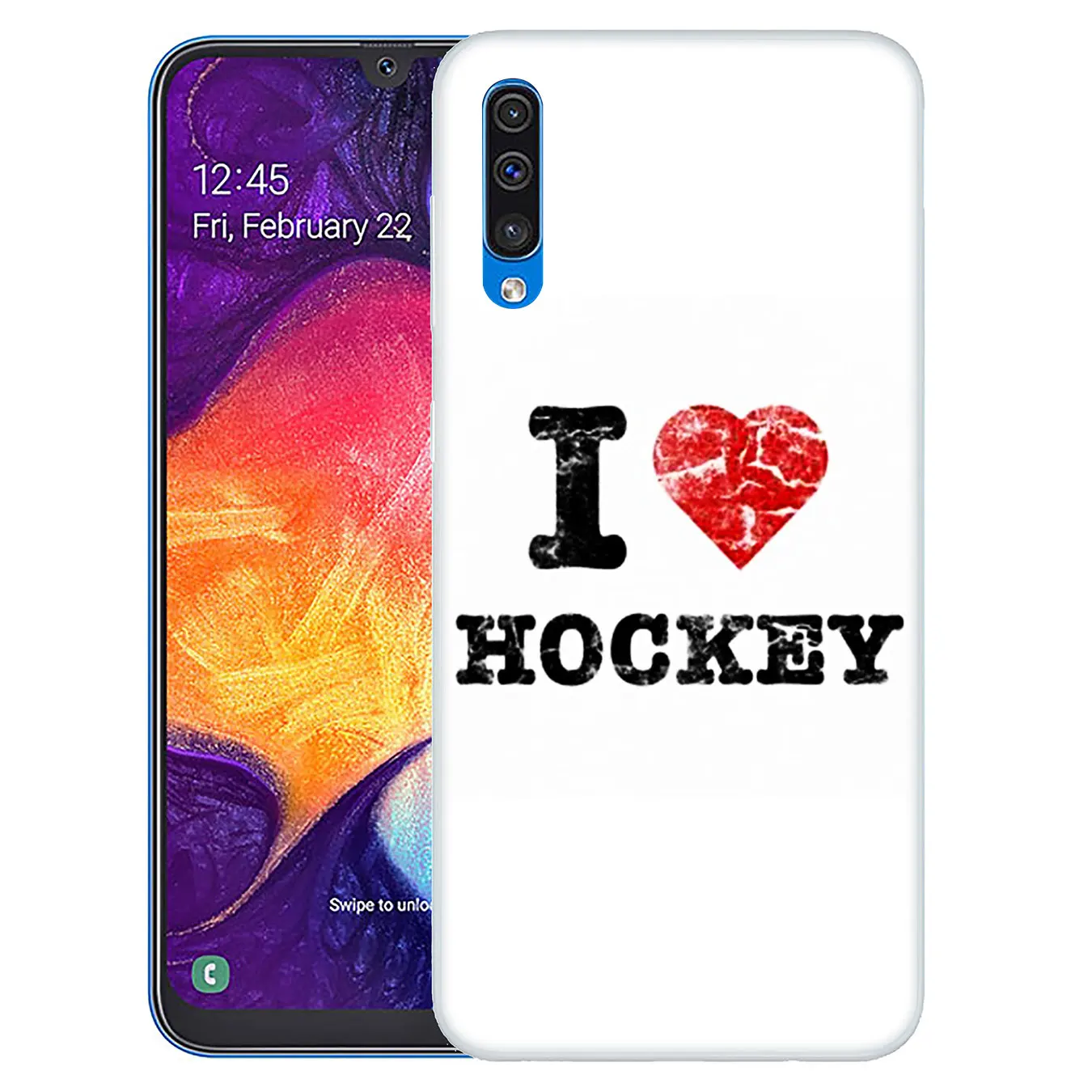 Твердый прозрачный чехол для телефона Lavaza Hockey Samsung Galaxy A10 A20 A30 A40 A50 A60 A70 M40 M30 M20 M10