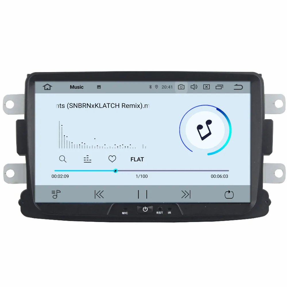 COIKA 8 &quotAndroid 9 0 Система Автомобильный приемник GPS радио для Renault Duster Sandero Logan Lada Dacia