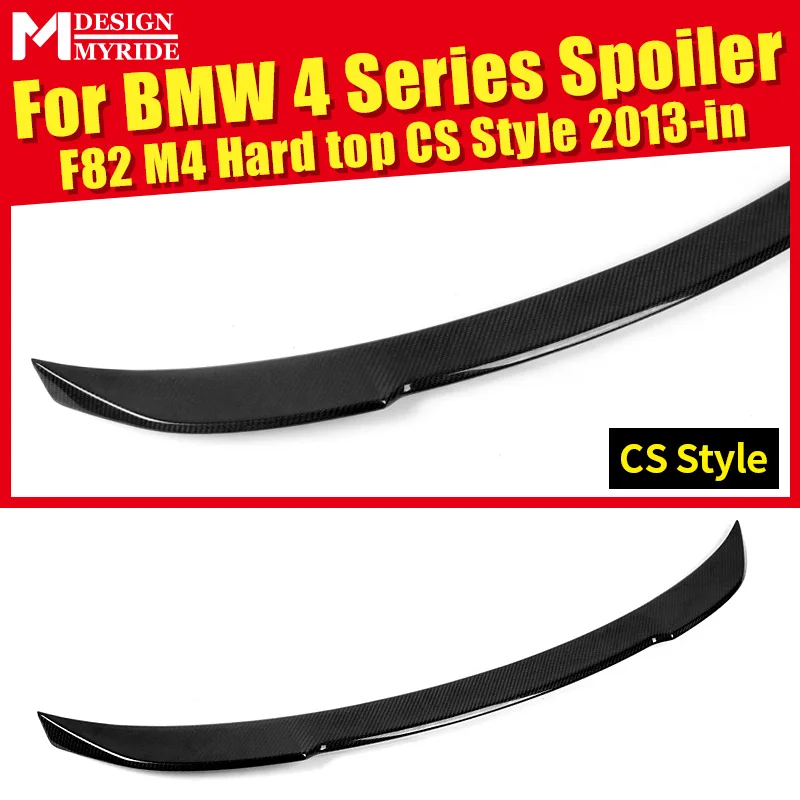 Задний спойлер задний жесткий Топ CS Стиль углеродное волокно заднего багажника