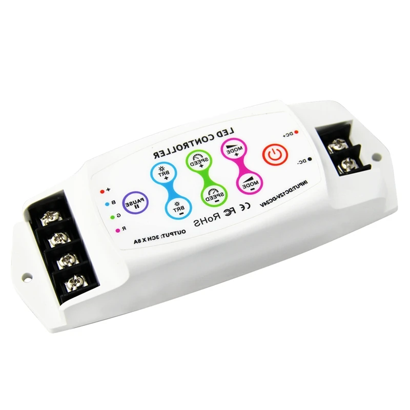 Bc 390Rf 8A/Ch X 3 Многофункциональный Rgb светодиодный контроллер беспроводной пульт