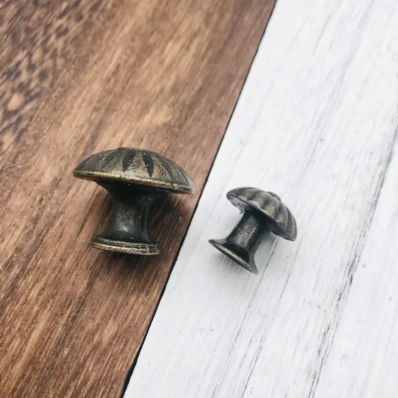 10PCS Vintage Small Case Cabinet Cupboard Drawer Pull Handle Znic Alloy Dome Knob Jewelry Box Mini Decorative Knobs Bronze | Обустройство