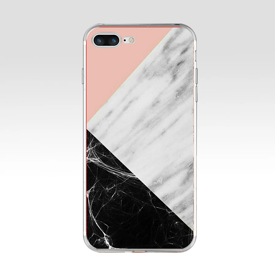 Мягкий силиконовый чехол из ТПУ с мраморным зеленым камнем 273H для Apple iPhone 6 6s 7 8 plus