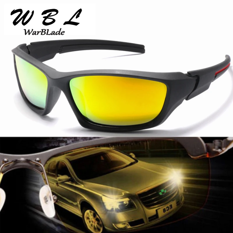 warblade hot high quality polarized sunglasses men night vision driving sports sun glasses women vacation luxury brand 2019 new free global shipping