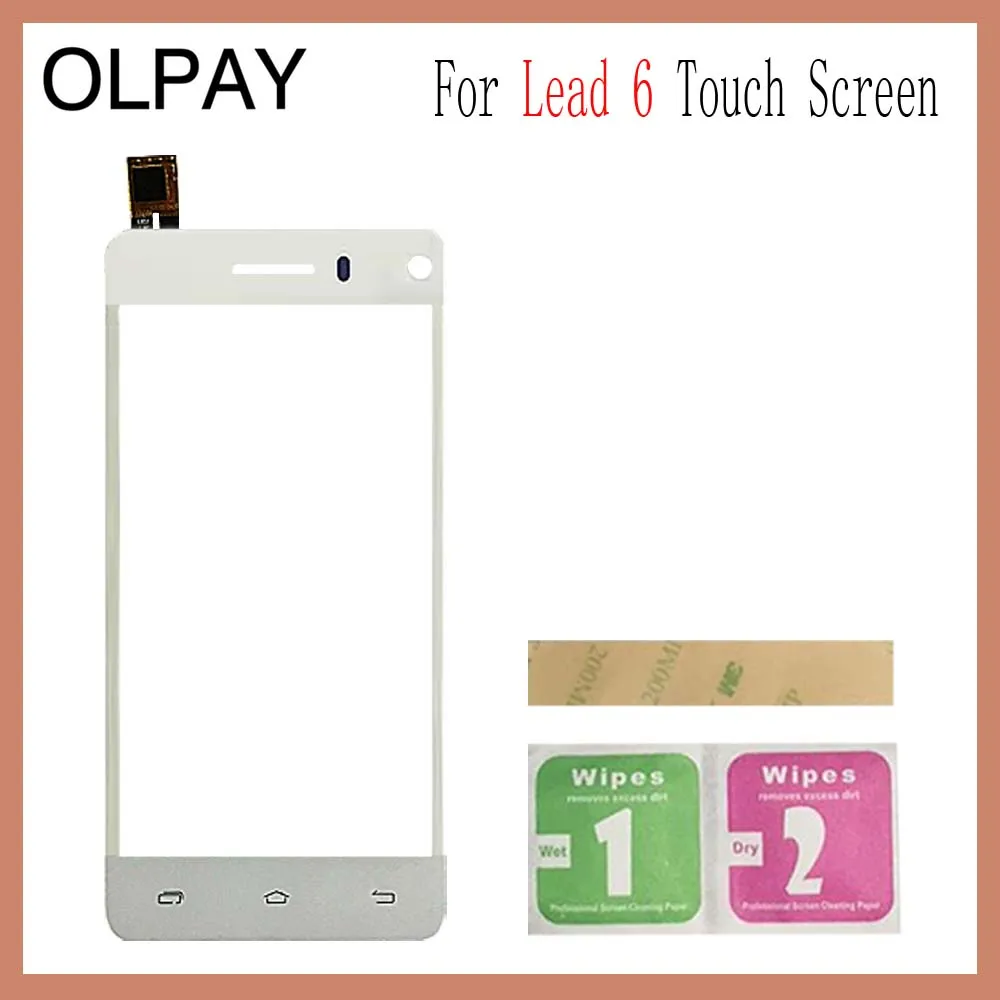 

For Leagoo Lead 6 Touch Screen Digitizer Panel Repair Parts Touchscreen Front Glass Lens Sensor Free Adhesive and wipes