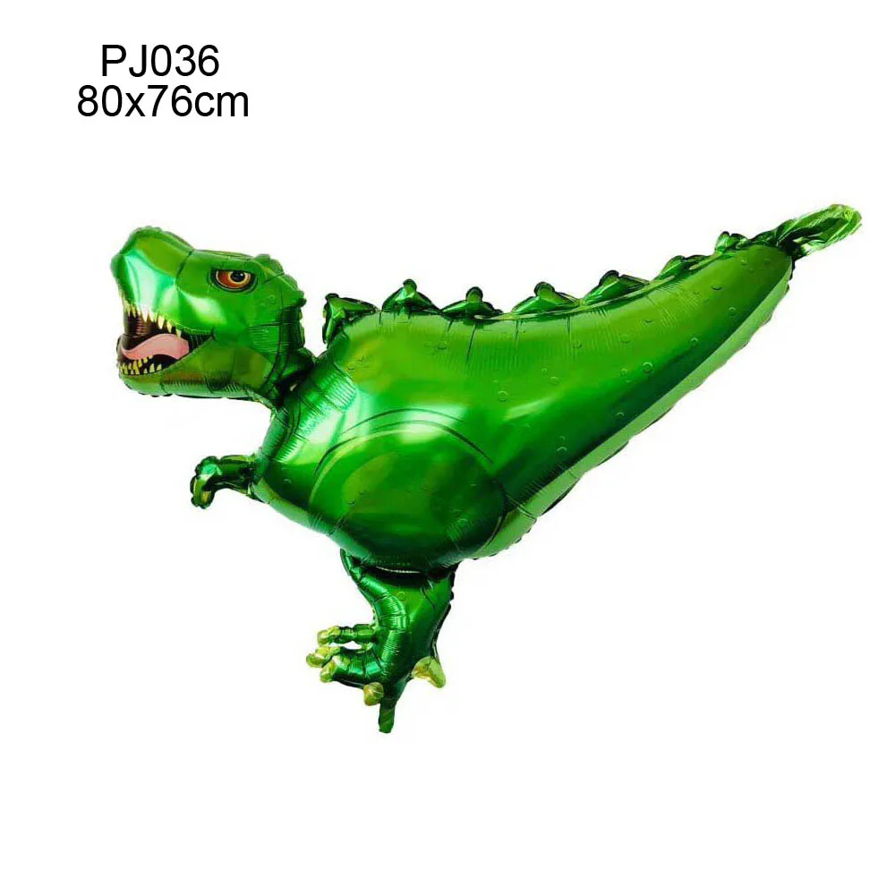 PJ036 Dinosaur Вечерние шары в джунглях на день рождения, шарики для украшения в джунглях, вечерние шарики в виде динозавра для вечеринки на день рождения - Цвет: PJ036 Dinosaur