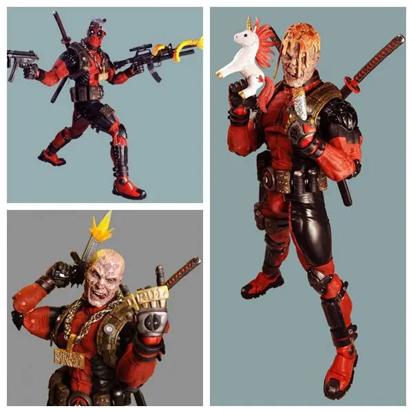 NECA 1/4 масштаб конечной боевик Дэдпул фигурки Marvel Hero коллекционные игрушки 45 см