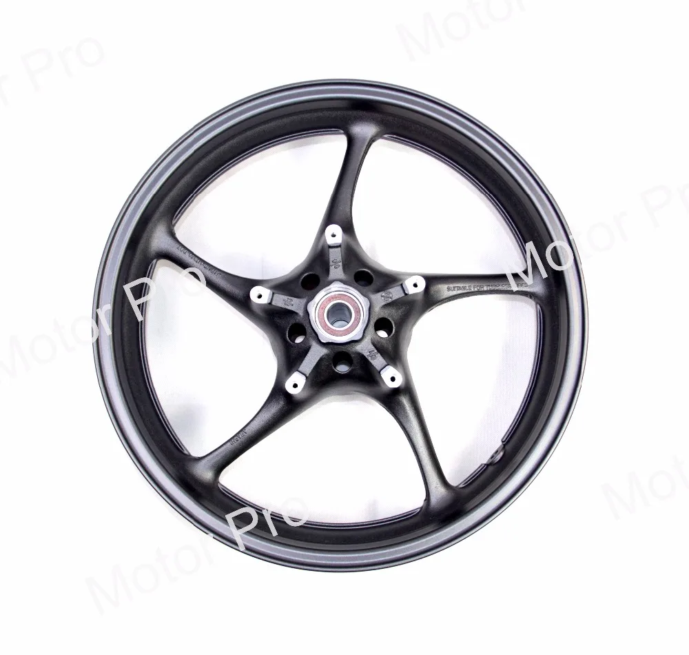 Переднее колесо обод для Yamaha FZ1 2006-2009 мотоцикл, запчасть для FZ1000 YZF R1 R6 R6S YZF-R1 YZF-R6 YZF-R6S черный
