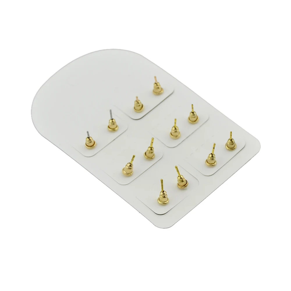 6 пар/компл. Rhinestone Золотая Цвет серебро слон руку рисунком глаз Серьги гвоздики