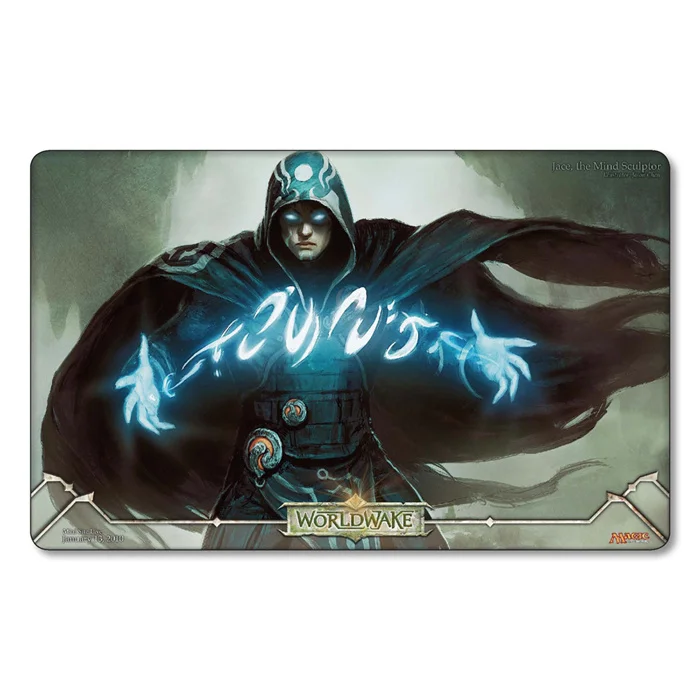 Синий Jace the Minscruptor прокси магические игры собрать большой стол коврик для мыши геймпад mgt tcg ygo ccg игровой коврик карты земли - Цвет: Синий