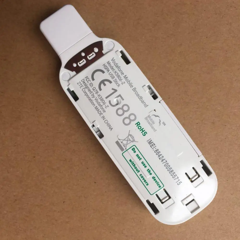 Дешевые 14 4 Мбит/с Vodafone K3806 K3806-Z 3g USB флешка модем с внешним антенным портом |