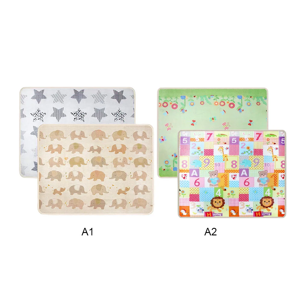 

200*178cm Kids Waterproof Thickness Two Sides Soft Cute Play Mat Child Thick Picnic Carpet Rug Baby Crawling Mat
