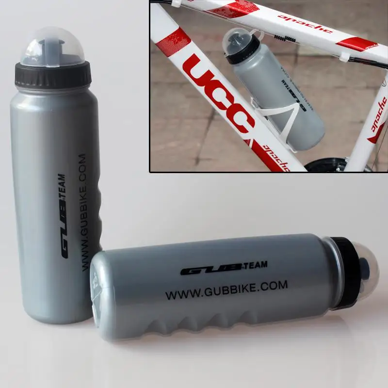 Портативная пластиковая велосипедная бутылка для воды 1000 мл бутылки с пылевой