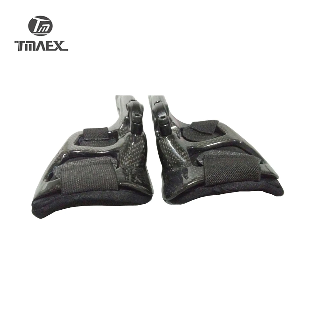 Руль TMAEX-080 3K Silver, с карбоновыми наконечниками, для шоссейного велосипеда, вспомогательный, подлокотник, длина 340 мм (art.: 3920d4e81adce) - 3920d4e81adce