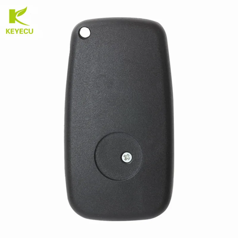 KEYECU сменный дистанционный ключ 3 кнопки 434 МГц PCF7946AT для Fiat 500 Doblo Punto Qubo Peugeot Bipper Citroen