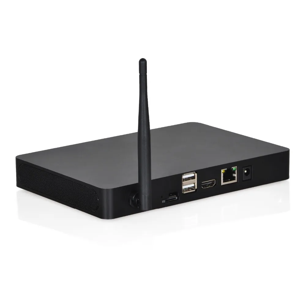 Windowns10 и Android 4.4 dual OS TV box 2 ГБ RAM 32 ROM WI-FI bluetooth Intel Z3735F с USB HDMI RJ45 карта micro sd слот для