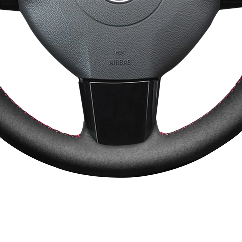 MEWANT черный искусственный кожаный чехол рулевого колеса автомобиля для Opel Astra(H) 2004-2009 Zaflra(B) 2005- Vectra(C) 2005-2009