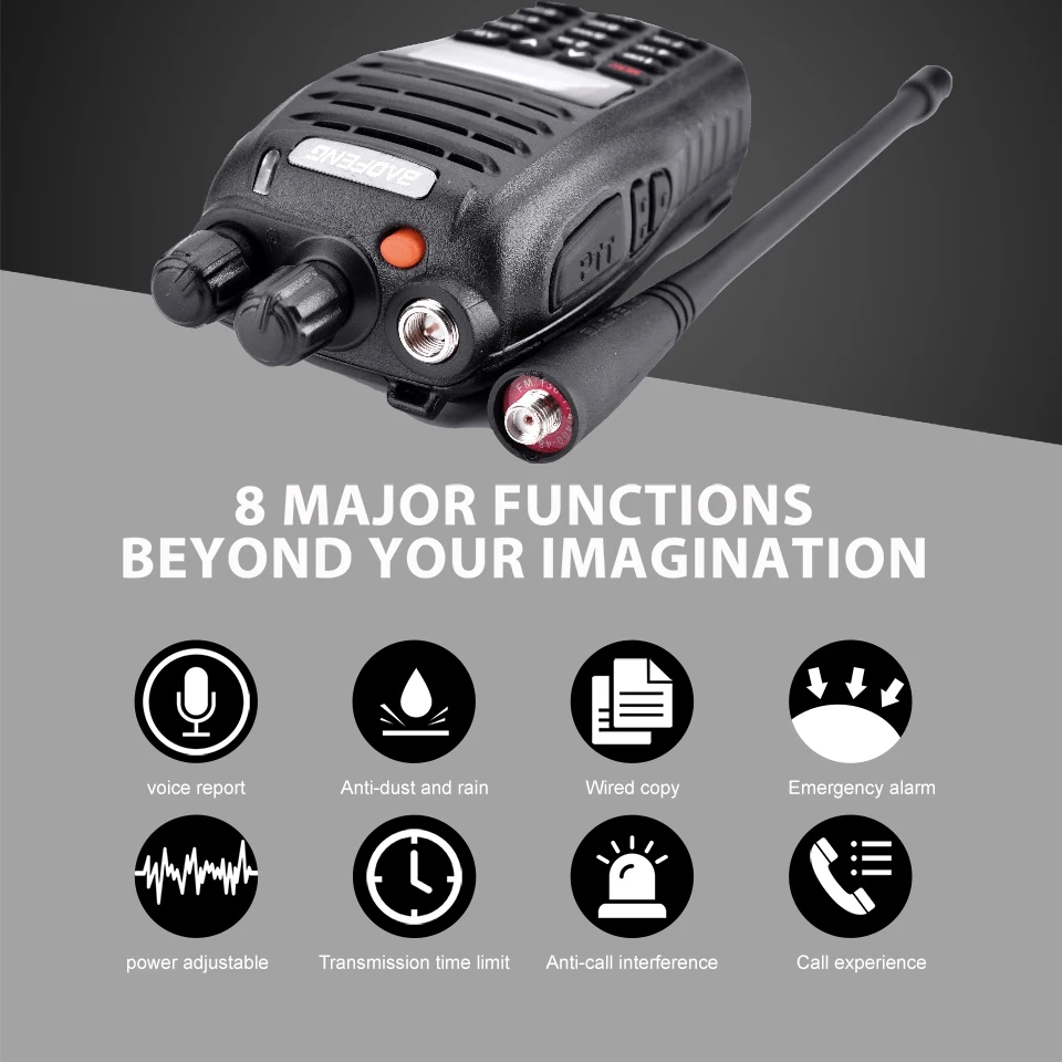 BaoFeng UV-B5 портативная рация Новинка УФ B5 Двухдиапазонная Vhf 136-174MHz& Uhf 400-470 MHz маленький мини ЖК-экран UVB5 двухстороннее радио