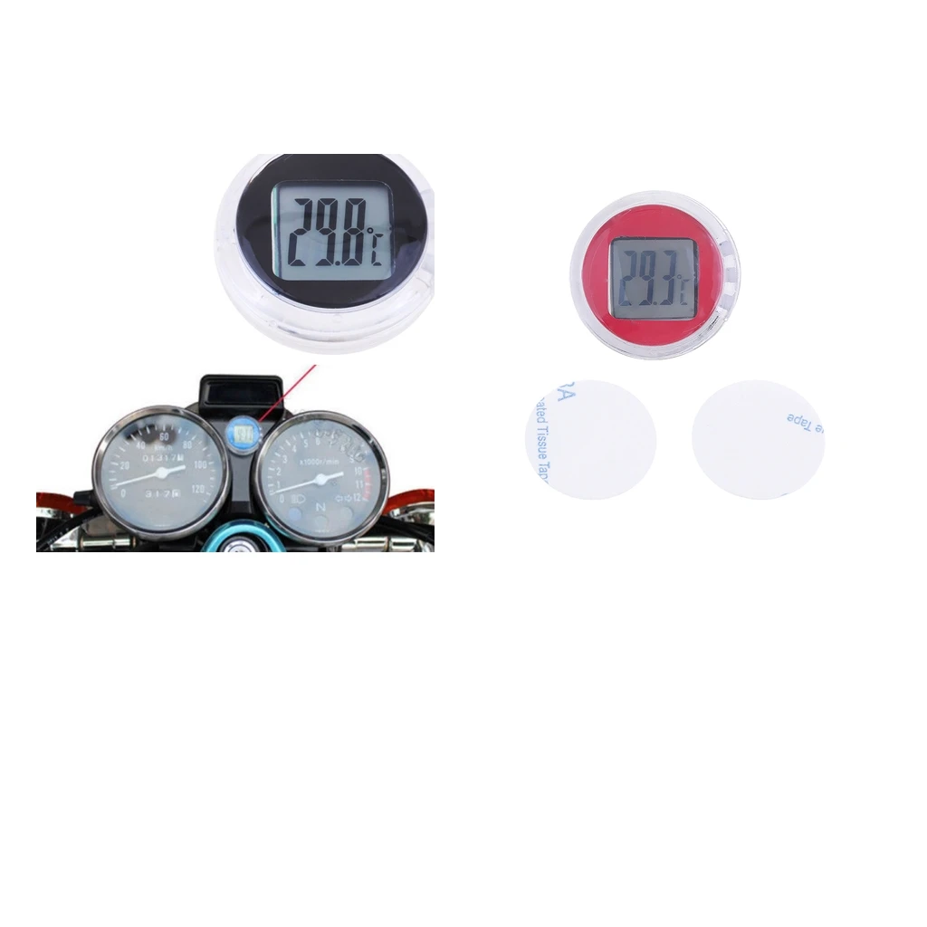 Электронный прибор для измерения температуры мотоцикла 2 шт. цифровой термометр