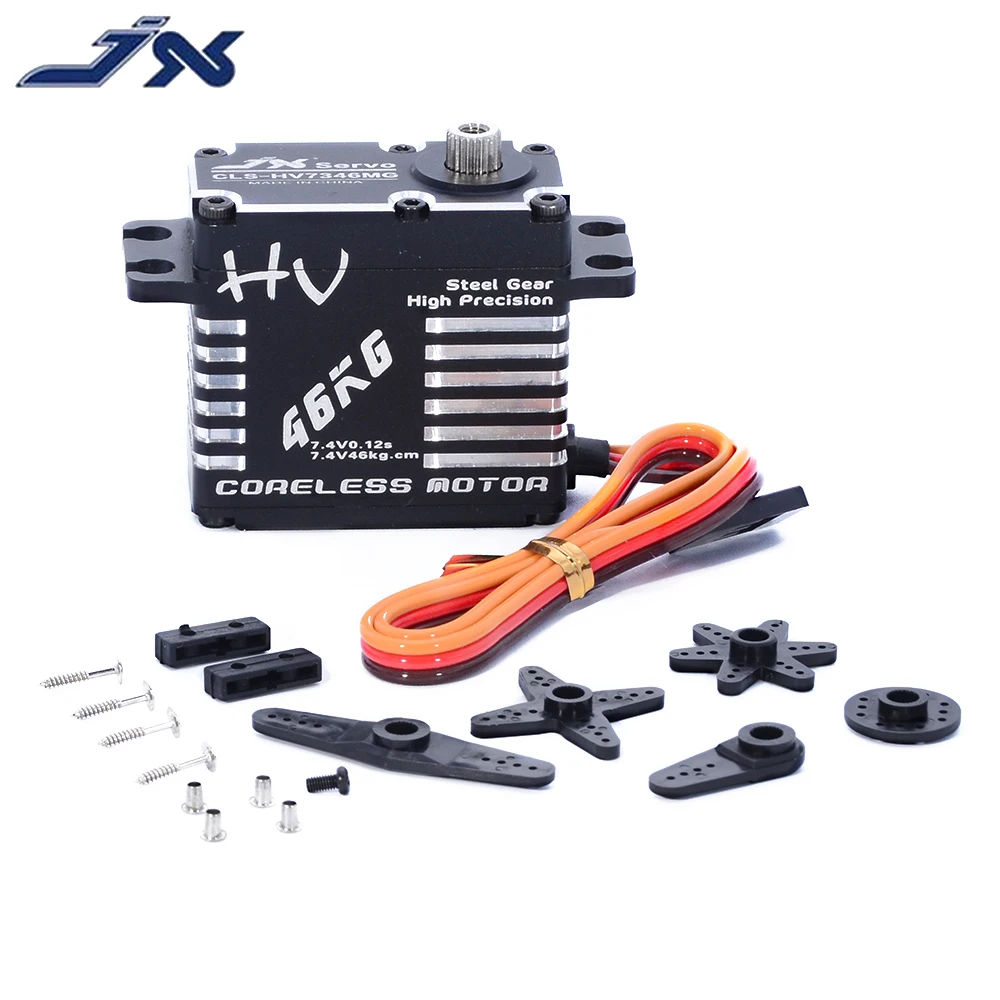 JX CLS HV7346MG 6 7 4 V 46 кг Водонепроницаемый HV Сталь Шестерни полный ЧПУ Алюминиевый