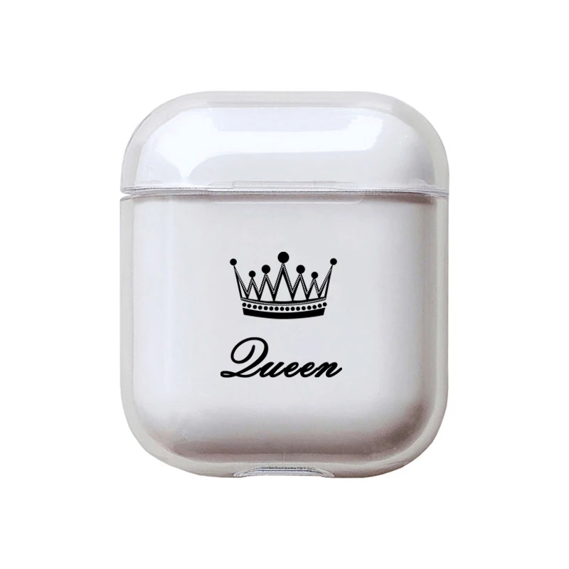 I200079 Чехол с короной для Apple airpods, чехол, милый беспроводной Чехол для наушников с Bluetooth, защитный чехол для наушников Airpods - Цвет: I200079
