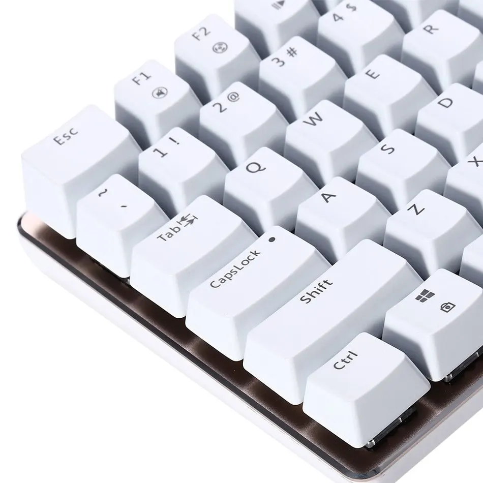 Ajazz AK33 подсветка 82 клавиш синяя/черная ось Проводная игровая клавиатура для