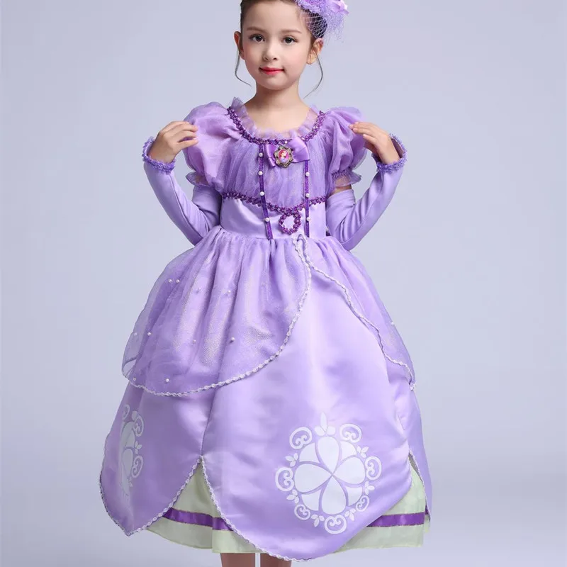 Детский костюм принцессы для девочек косплей на Хэллоуин нарядное платье
