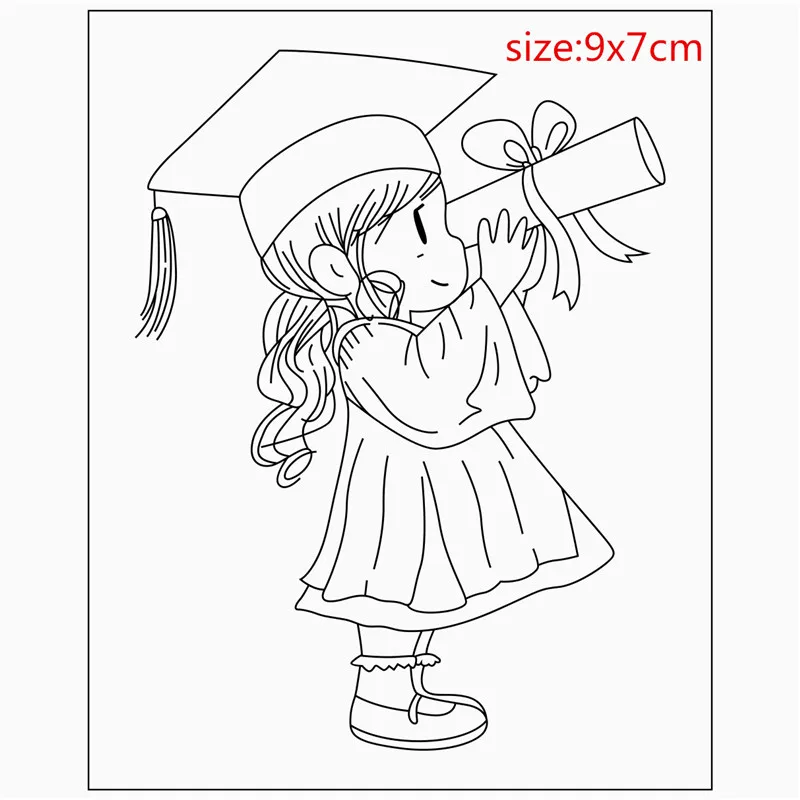 Резиновый силиконовый прозрачный штамп для transparтампонов прозрачная печать