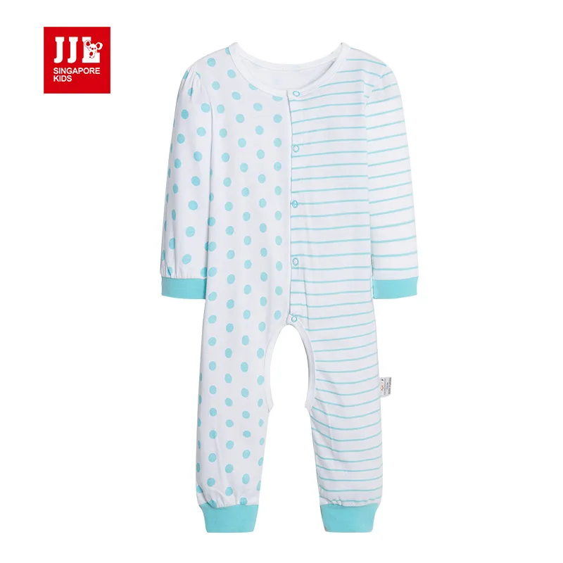 Baby rompers диссимметрия новорожденных пижамы one piece детская одежда унисекс
