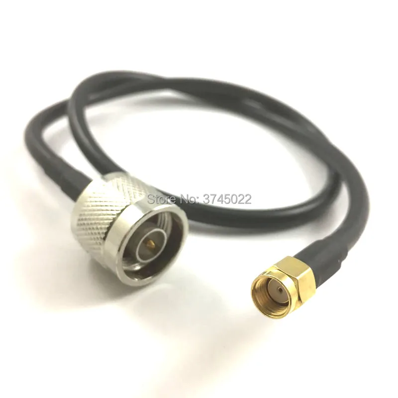 

1 шт. Rp-Sma разъем для N Мужской RG58 коаксиальный кабель 50 см для huawei модем