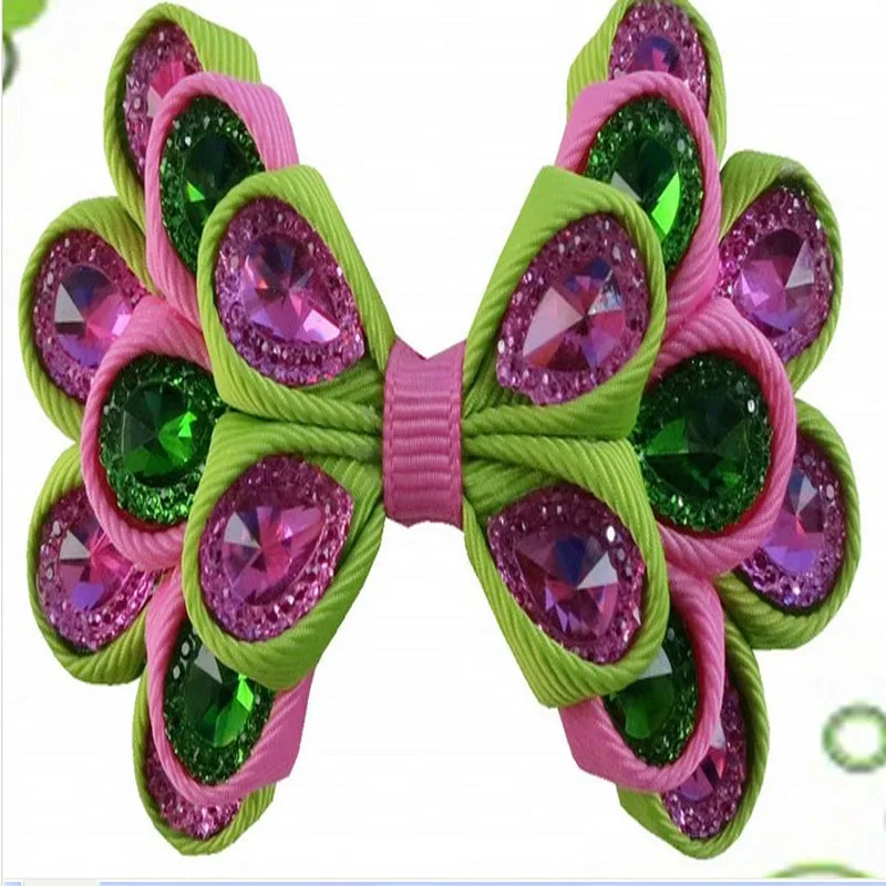 16 шт. заколка крокодил для волос с кристаллами 3 5 дюйма|hair accessories|hair accessories free