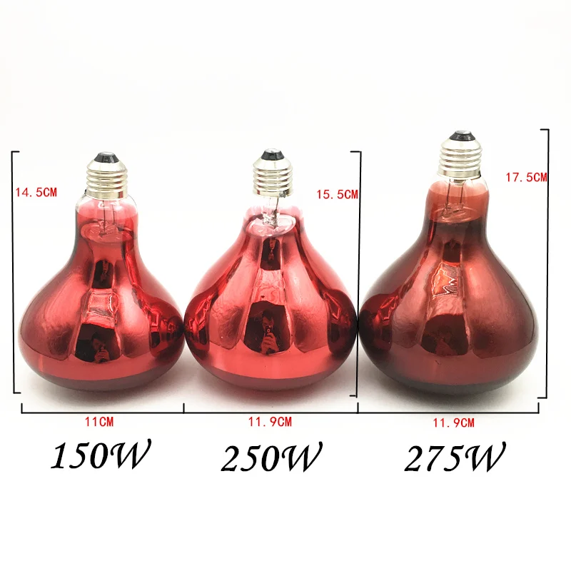Инфракрасная физиотерапевтическая Взрывозащищенная лампа 220 в E27 нагревательная