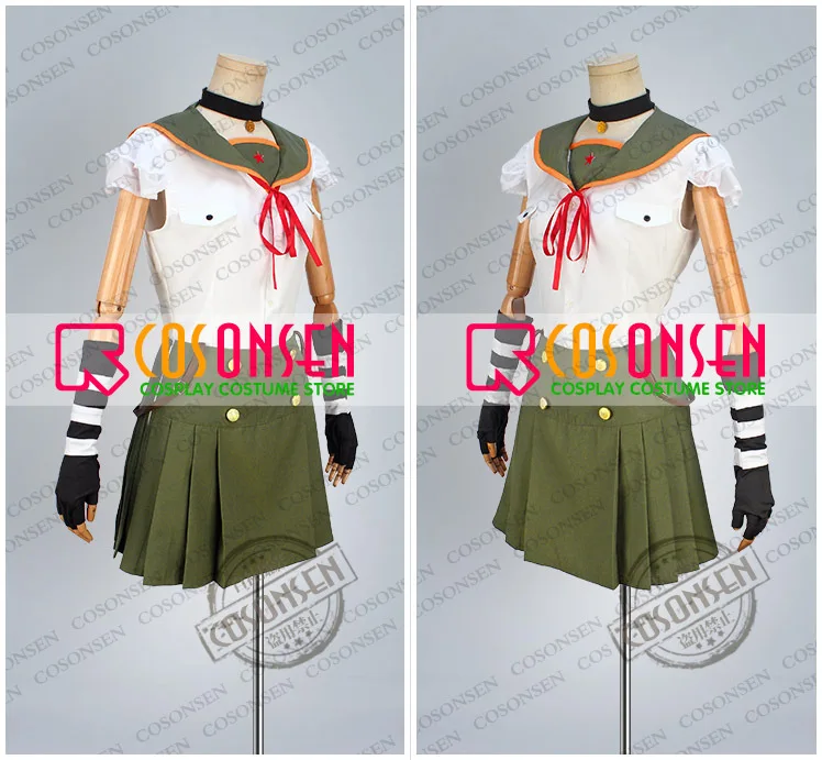 COSPLAYONSEN Gakkou Gurashi! Школа Живите! Костюм для косплея Kurumi Ebisuzawa полный комплект все