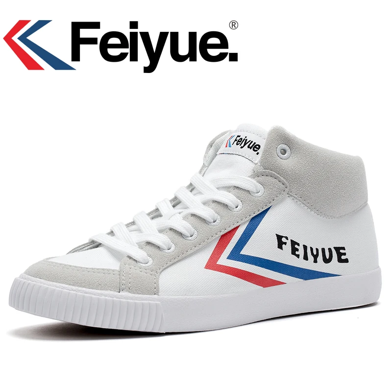 Feiyue/Коллекция года; оригинальные высокие кроссовки Knight; Классическая обувь для боевых искусств; таичи; тхэквондо; ушу; кунг-фу; мягкая удобная обувь