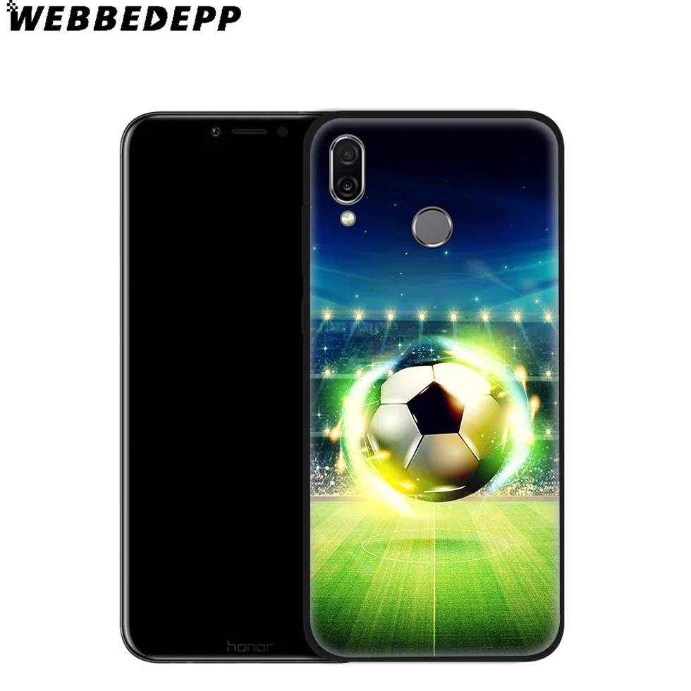 WEBBEDEPP футбольный мяч мягкий чехол для Huawei Mate Honor 20 6A 7A 7C 7X 8 9 9X 10 View Lite Pro 30 |