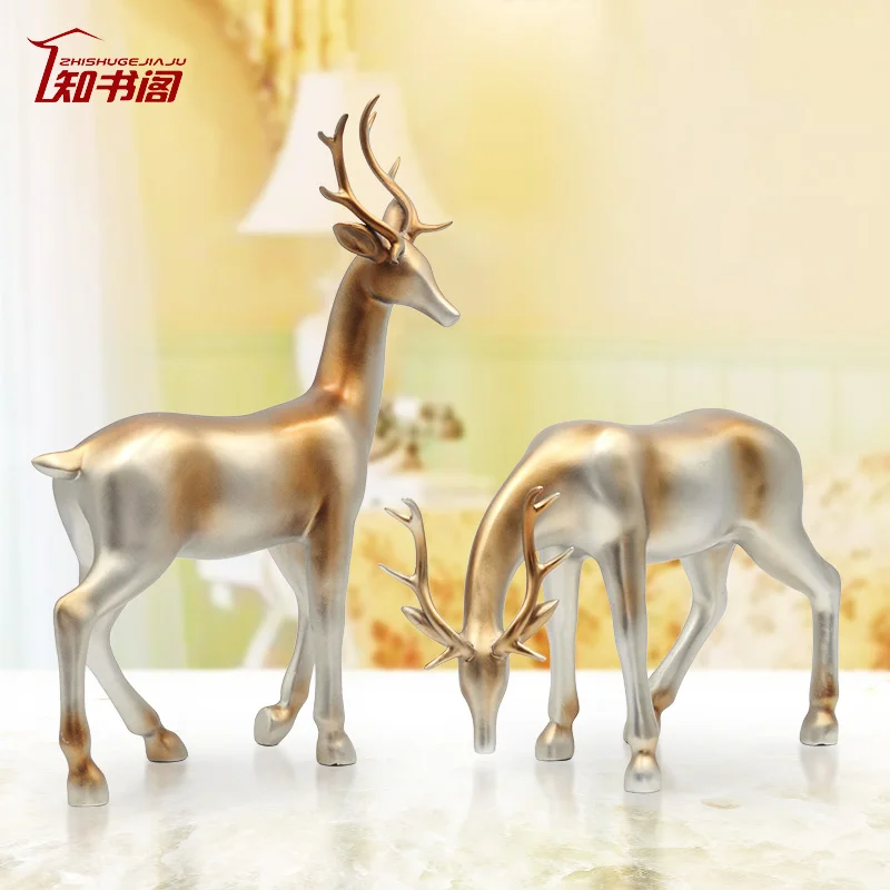 Предметы интерьера Lucky deer переход в открытые подарки украшение для домашней