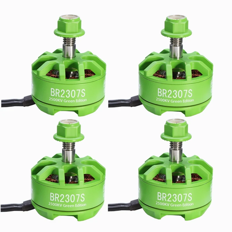 Racerstar 2307 BR2307S для Fire Green Edition 2500KV 2-4S бесщеточный двигатель X220 250 280 300 RC Мультикоптер