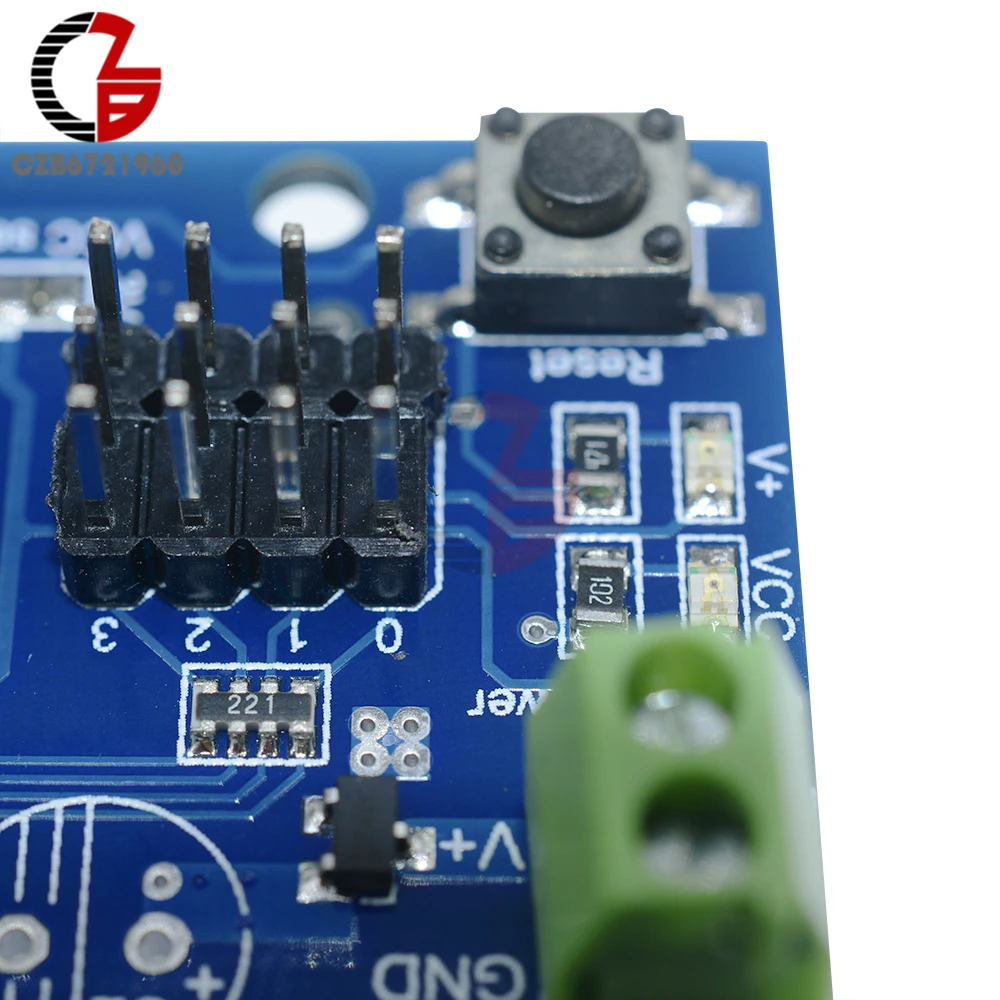 PCA9685 16 канальная 12 битная плата сервопривода PWM щит модуль драйвера двигателя
